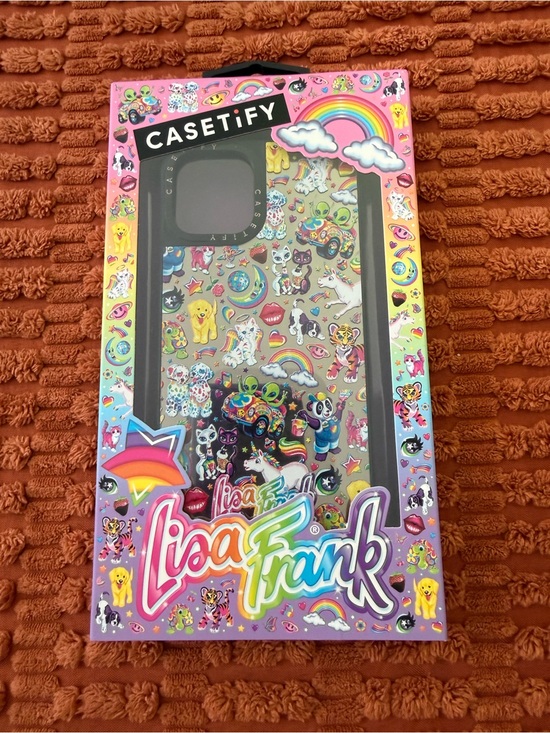 Casetify Other - Casetify Pink Rainbow Sticker Phone Case by Lisa Frank